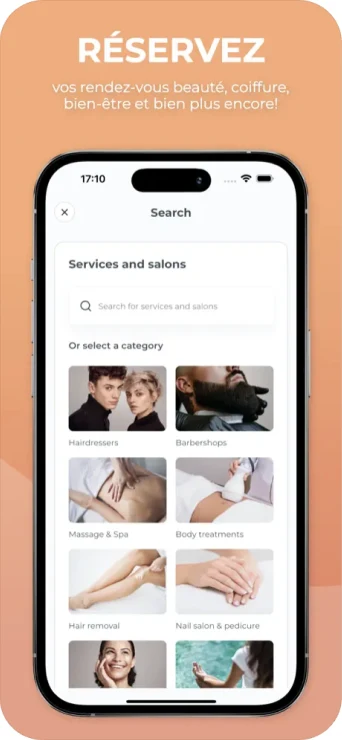 Search by service category